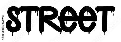 Tag inscription Street Graffiti lettering