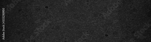 black stone concrete texture background anthracite panorama banner long