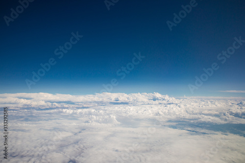 Wolken Himmel Erde Flugzeug