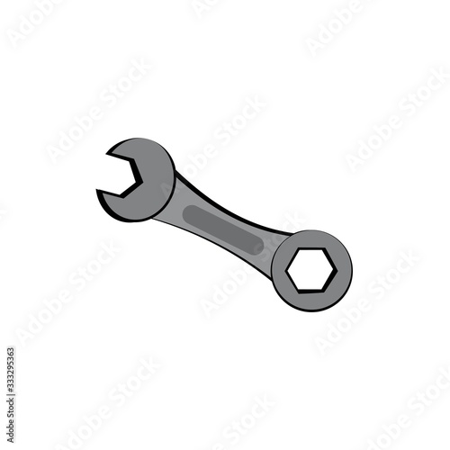wrench logo icon template