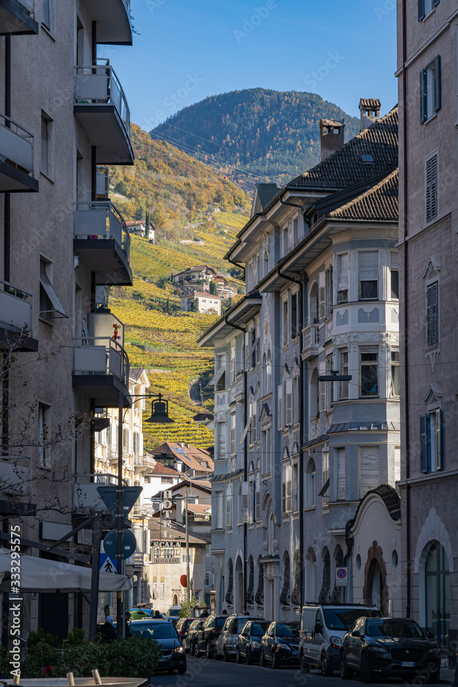 A view of Bolzano Italy