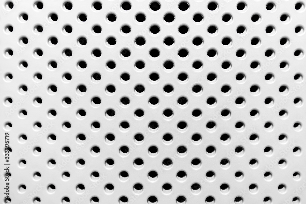 Seamless texture of a white plastic basket with abstract repeating circle patterns for background Seamless texture of a white plastic basket with abstract repeating circle patterns for background
