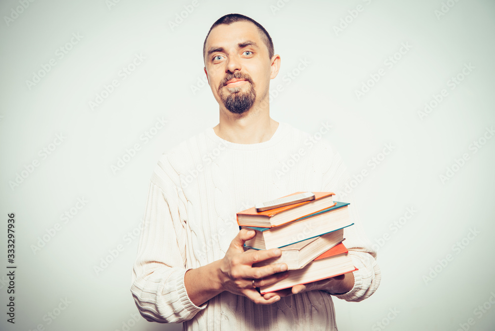 The man with a book The man with a book