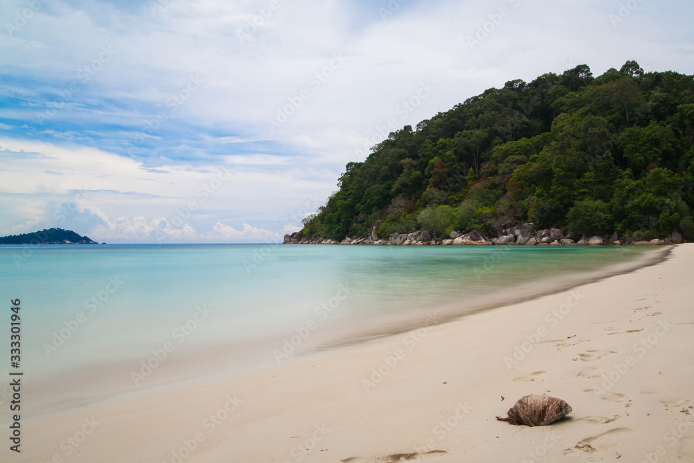 Beach and seascape at Pulau Perhentian Beach and seascape at Pulau Perhentian