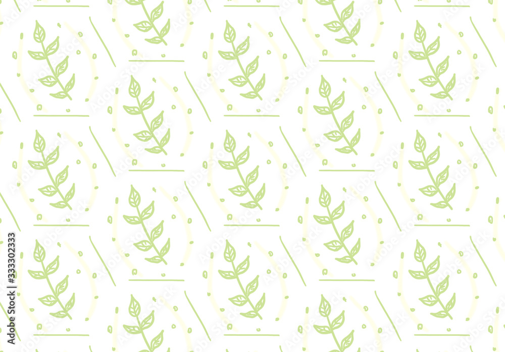 Background texture seamless pattern abstraction geometry of the leaves of the branch garden spring summer illustration Background texture seamless pattern abstraction geometry of the leaves of the branch garden spring summer illustration