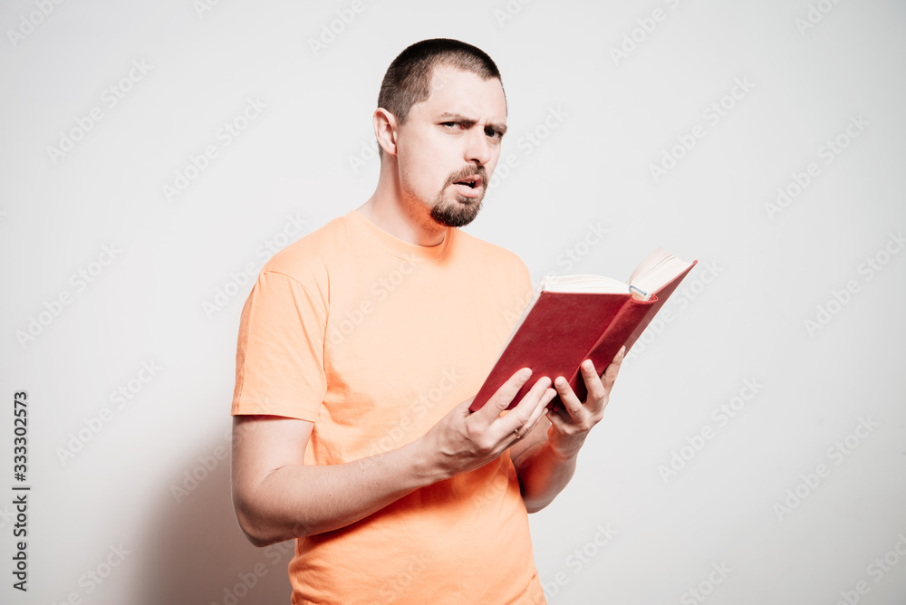 The man with a book The man with a book