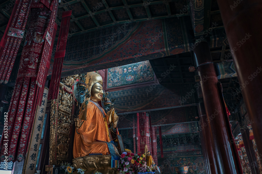 Naklejka premium Ancient statue in Forbidden City, Beijing