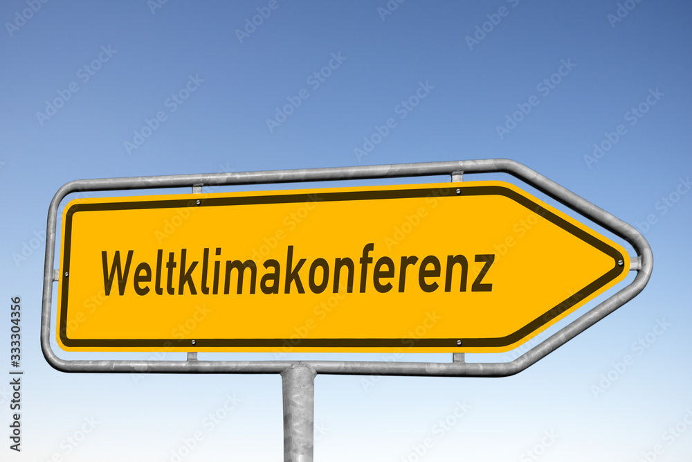 Wegweiser, Weltklimakonferenz,