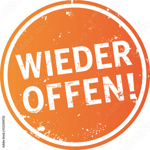 oranger Button wieder offen