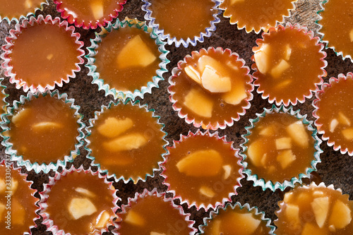 Knäck, Swedish traditional christmas sweet butterscotch candy