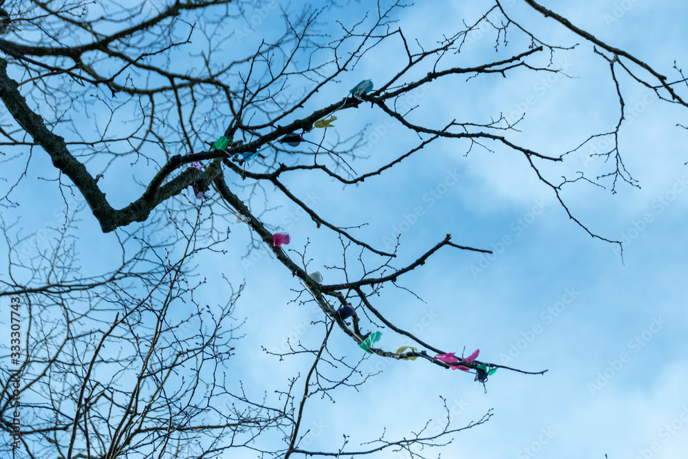 Obraz premium Balloons on A Tree