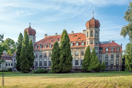 Obraz na płótnie Pałac w Brynku w salonie