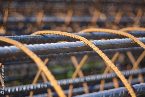 Quadro su tela Steel construction reinforcement