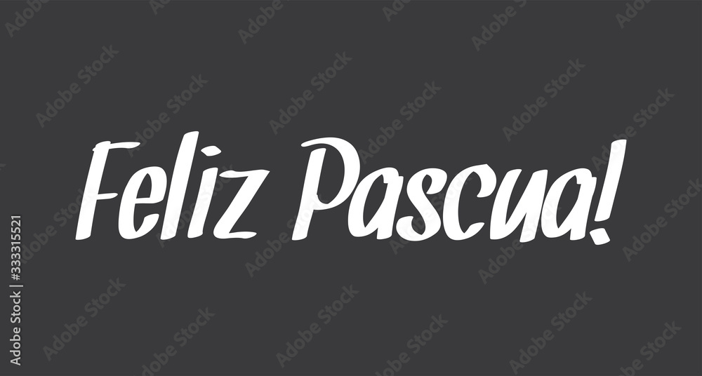 Happy easter lettering text in spanish language. Vector calligraphy. Happy easter lettering text in spanish language. Vector calligraphy.