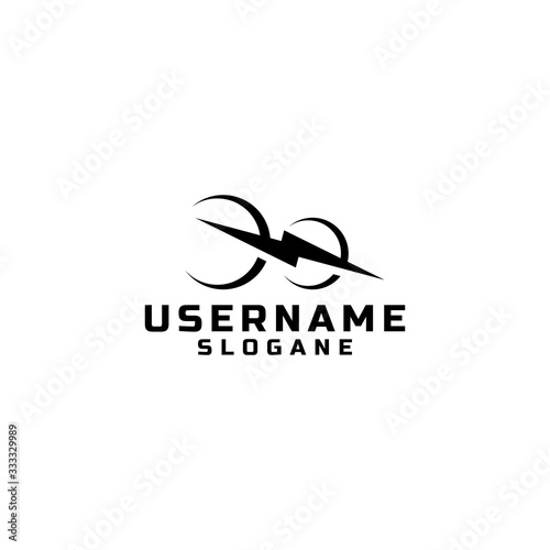 Electric logo design creative vector