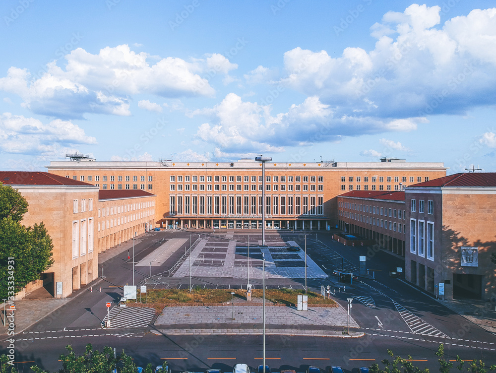 Historical Tempelhof airport in Berlin