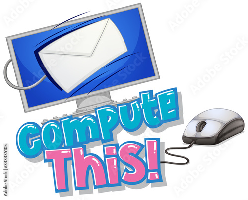 Font design for word compute this with computer
