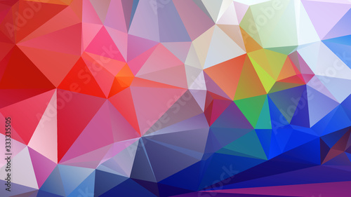 Abstract Color Polygon Background Design  Abstract Geometric Origami Style With Gradient