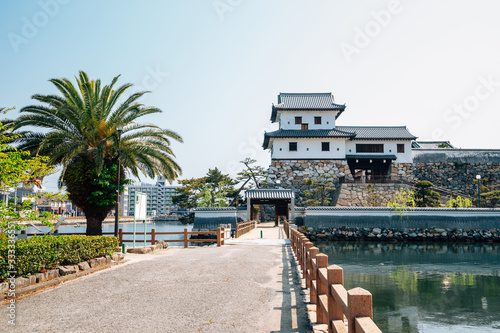 Imabari Castle in Ehime, Shikoku, Japan