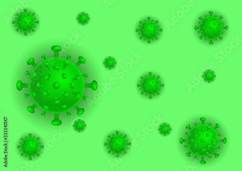 illustration covid-19 corona virus