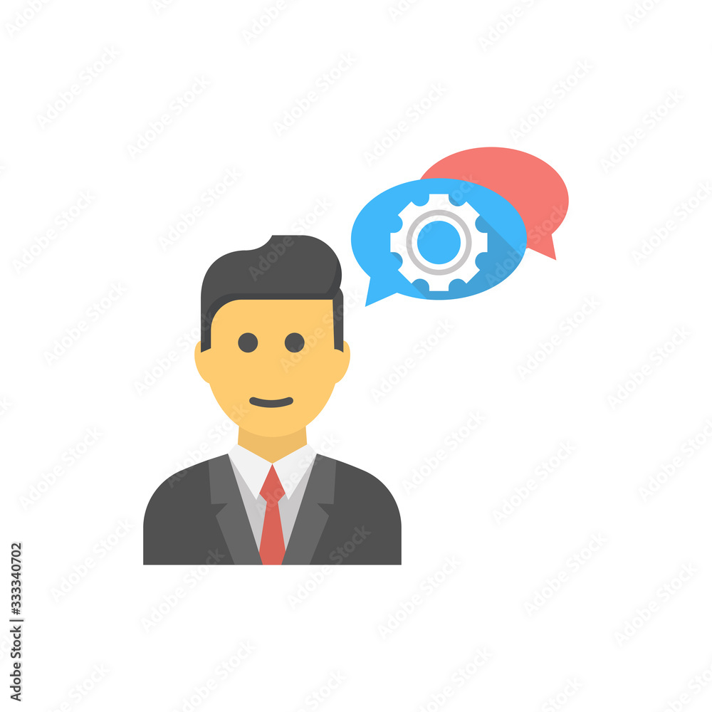 Male Vector Filled colour Icon Illustration Male Vector Filled colour Icon Illustration