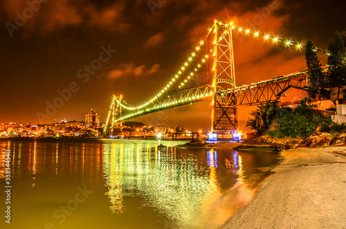 Hercílio Luz Bridge in Florianópolis photo