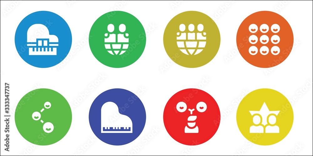 Modern Simple Set of harmony Vector filled Icons Modern Simple Set of harmony Vector filled Icons