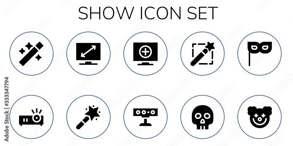 show icon set show icon set