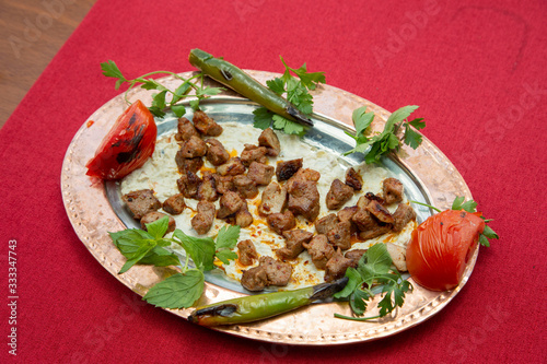 Shish kebab stock photo