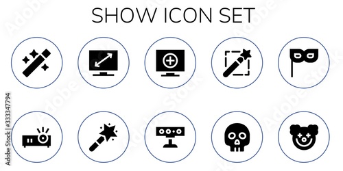 show icon set