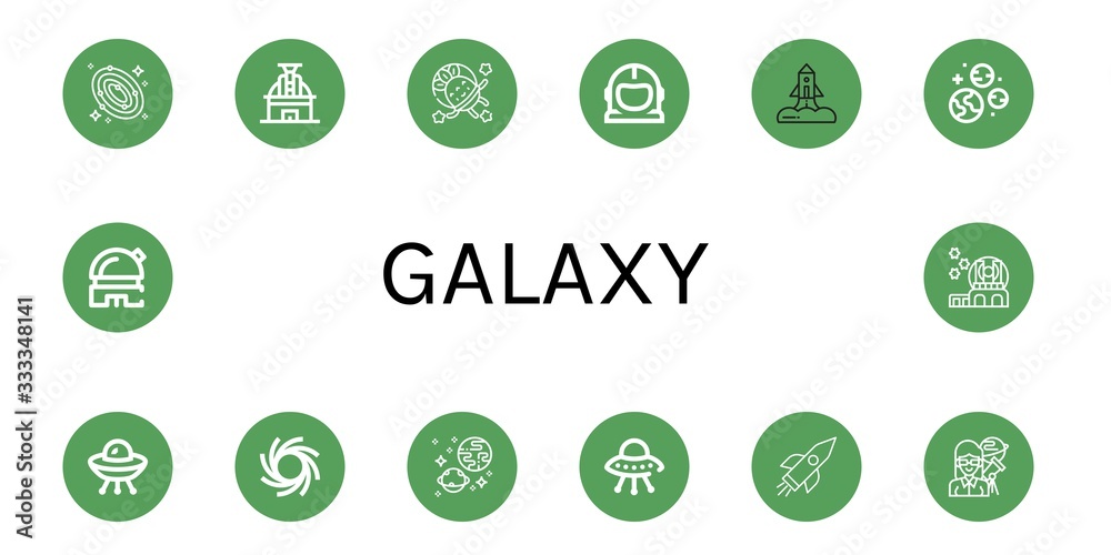 galaxy icon set galaxy icon set
