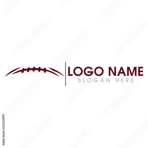 American football logo design - VECTOR
