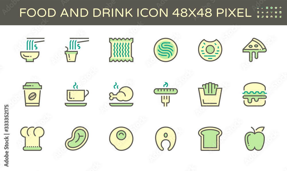 food and drink icon food and drink icon