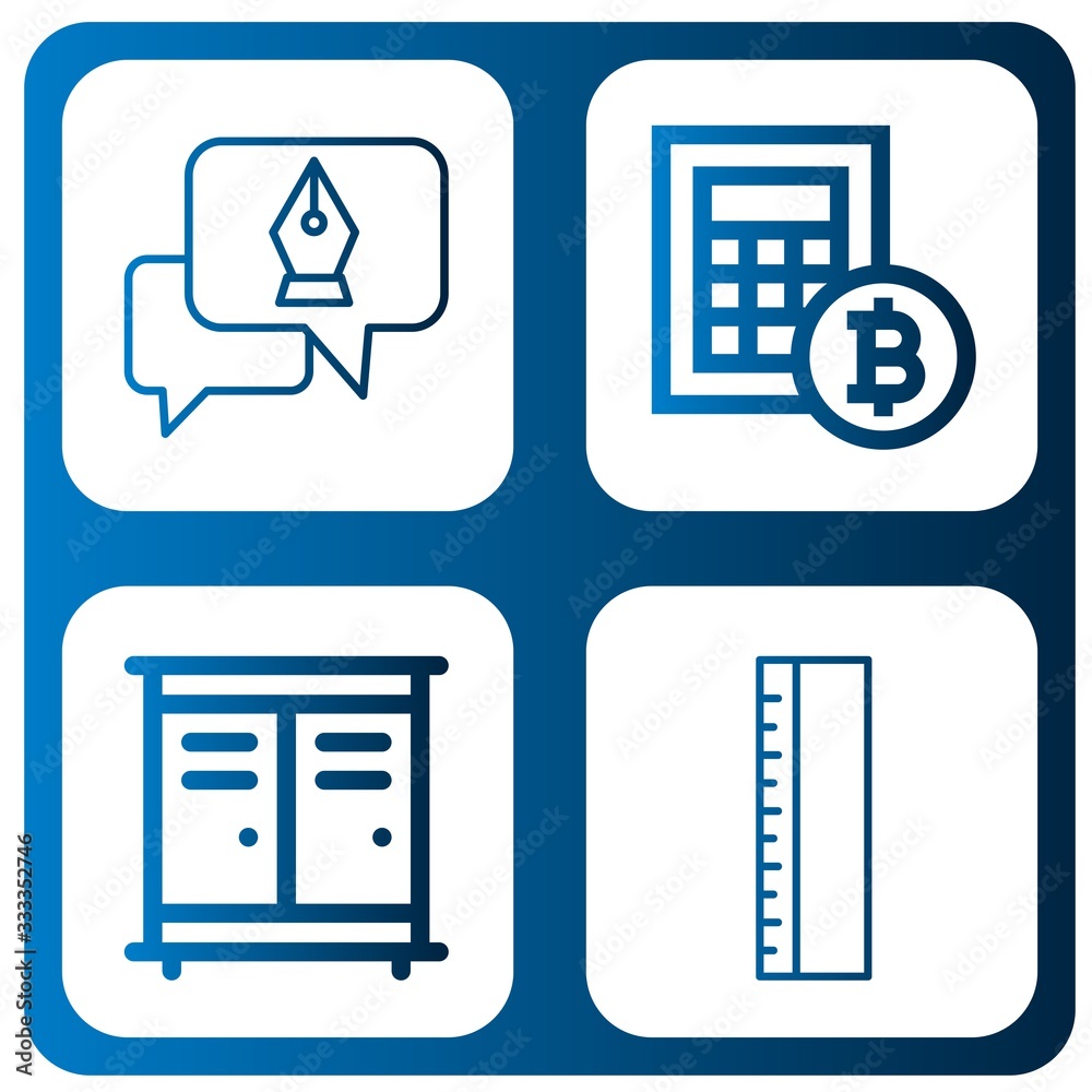 school simple icons set school simple icons set