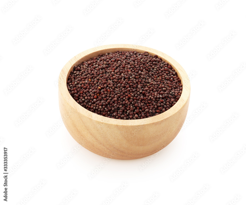 mustard brown isolated on a white background mustard brown isolated on a white background