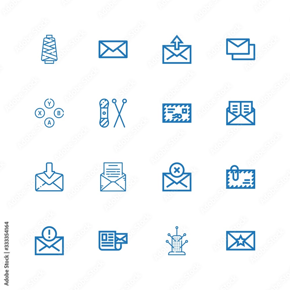 Editable 16 buttons icons for web and mobile Editable 16 buttons icons for web and mobile