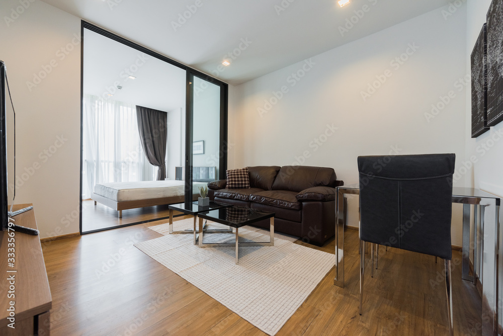 Fototapeta premium Interior, beautiful apartment, luxurious living room