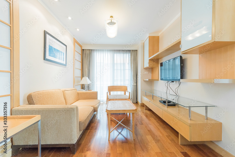 Fototapeta premium Interior, beautiful apartment, luxurious living room