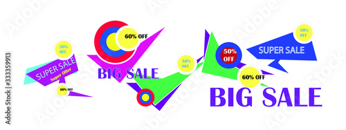 sale tags banner