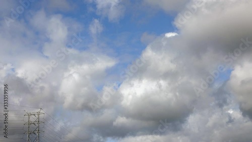 Storm clouds time lapse 4K