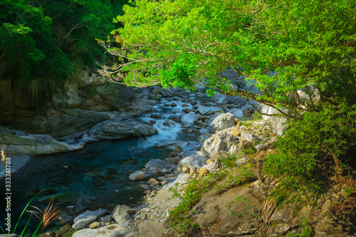 Valley Stream of Shakabang Stream  Taroko Scenic Area  Hualien  Taiwan