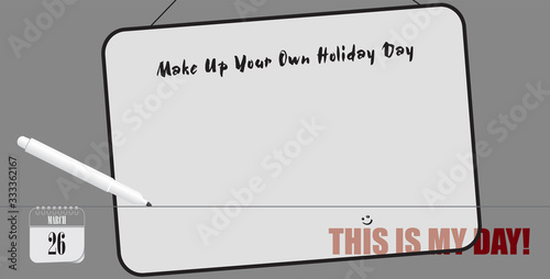 Postcard Your Own Holiday Day