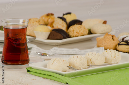 Cookies from turkish cuisine stock photo