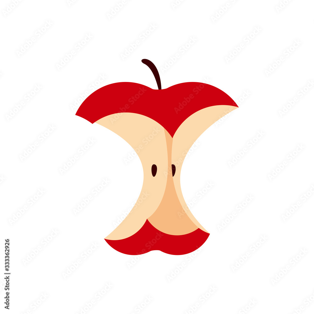 an-eaten-apple-single-isolated-on-white-icon-red-apple-eating-sequence