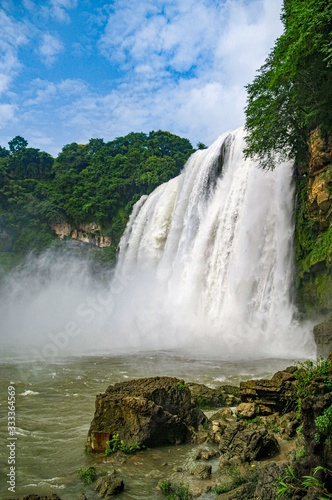 Huangguoshu waterfall in Guizhou  China