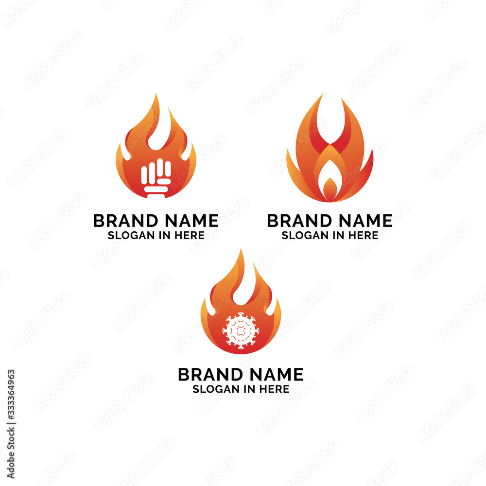 flame fire burn logo vector design illustration flame fire burn logo vector design illustration