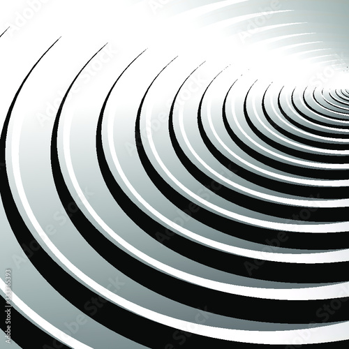 Abstract vector spiral background