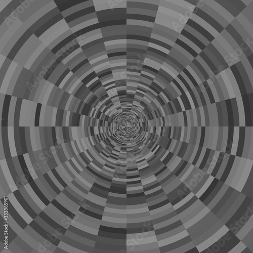 Abstract Grey And Black Rings Background Template, Sector Blocks 