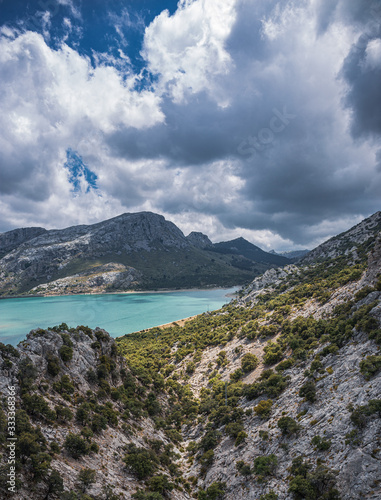 Lake in Sierra deTramuntana mountains on Mallorca island