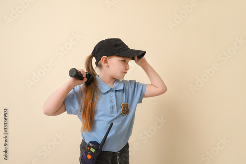 Cute little police officer ...